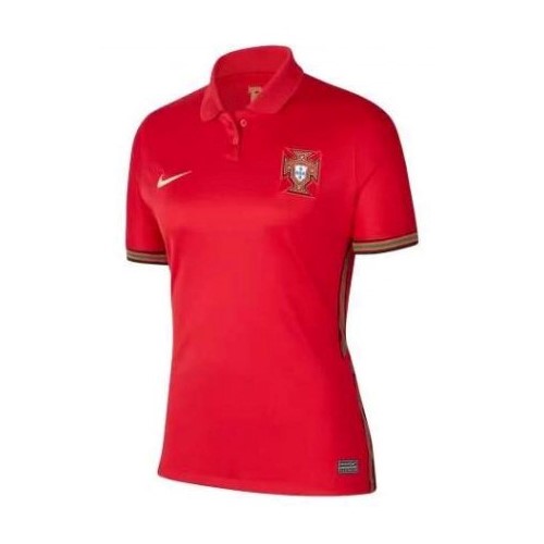 Camiseta Portugal Primera Equipación Mujer 2020 Rojo